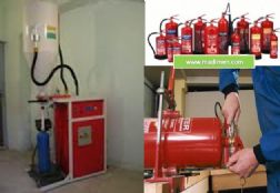 تست و شارژ و فروش کپسول آتش نشانی